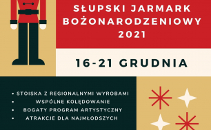 plakat z ołowianym żołnierzykiem choinką i gwiazdkami